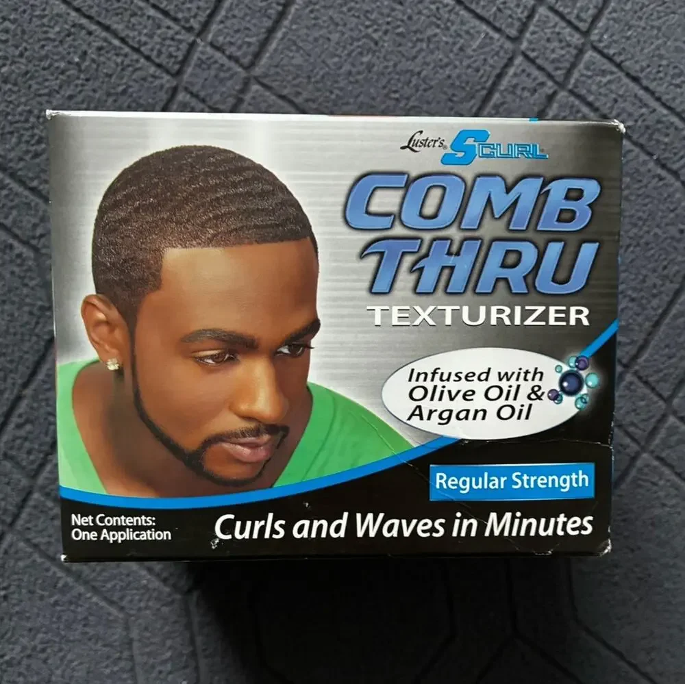 Luster's S-Curl Comb Thru Texturizer Kit (Regular Strength) w/ Olive & Argan Oil